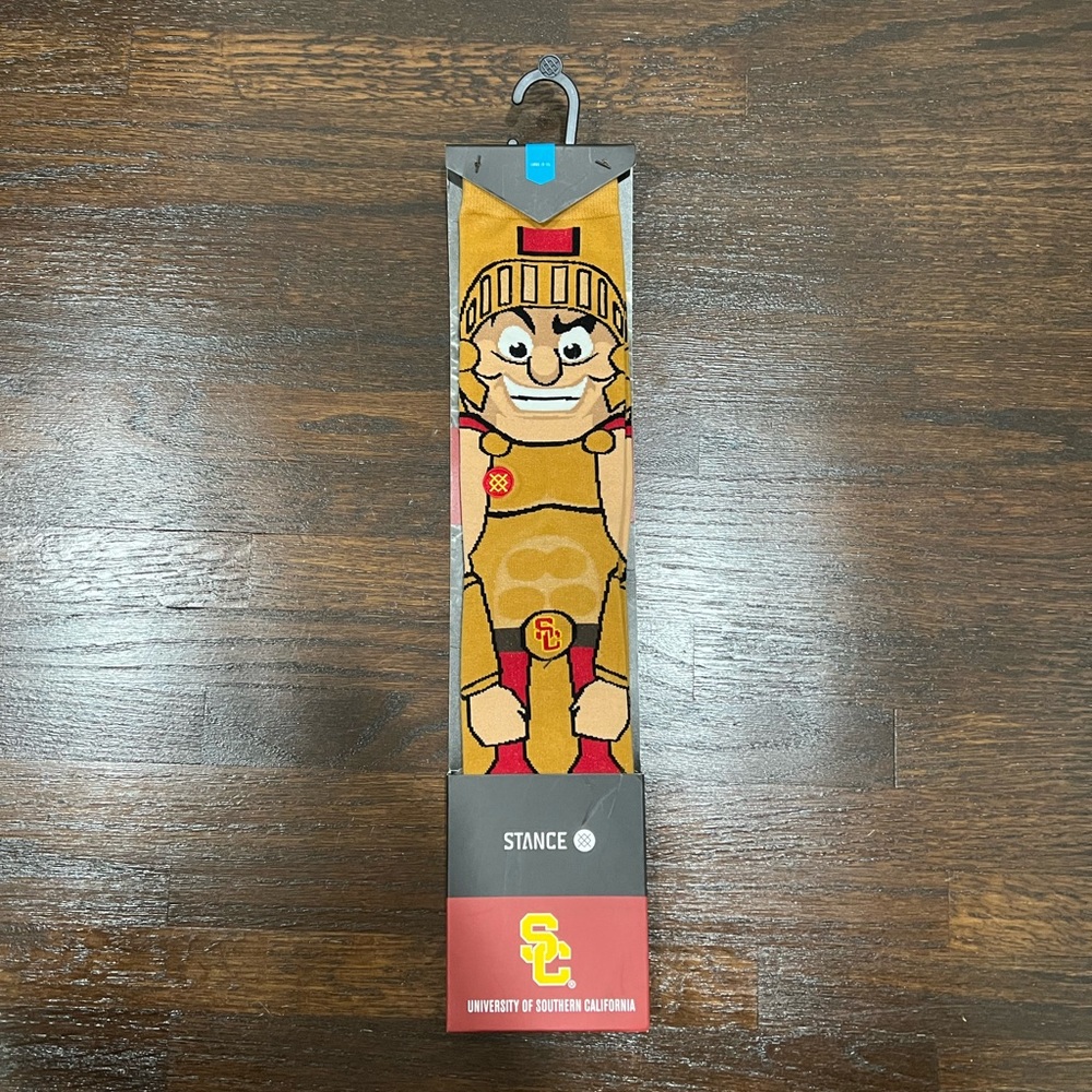Stance | USC Tommy Trojan Socks | Large | Brand New